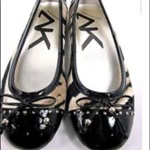 Anne Klein Sport Faux Fur Tiger Stripe Flats